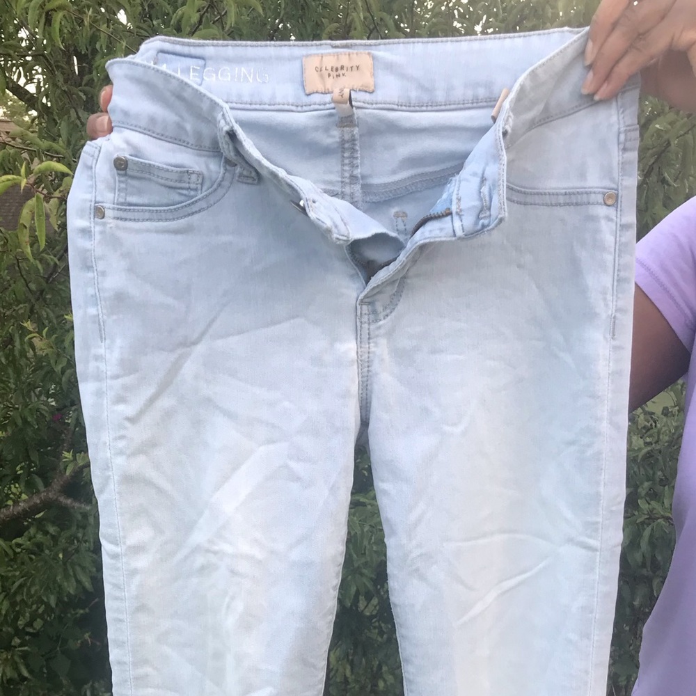 Light blue pants